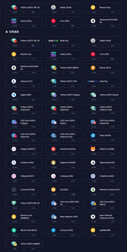 PocketOption入金手段一覧