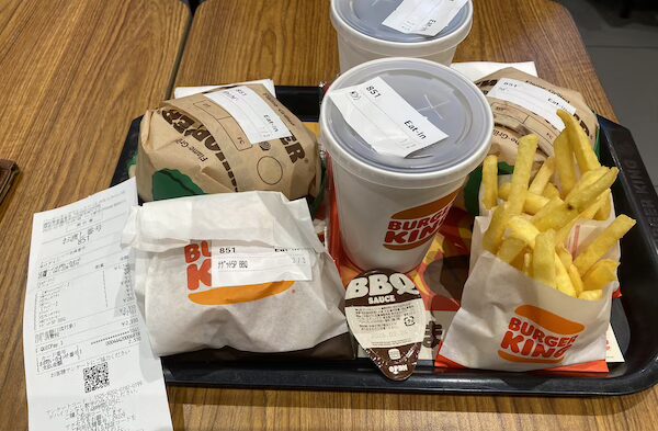 冬はやっぱりマッシュルームワッパーでランチ｜ランチ代トレード